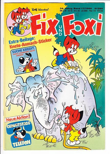Fix und Foxi: 34. Jahrgang - Nr. 17