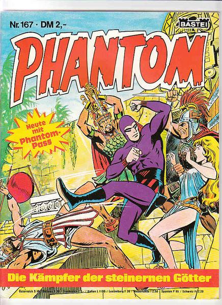 Phantom 167: Die Kämpfer der steinernen Götter