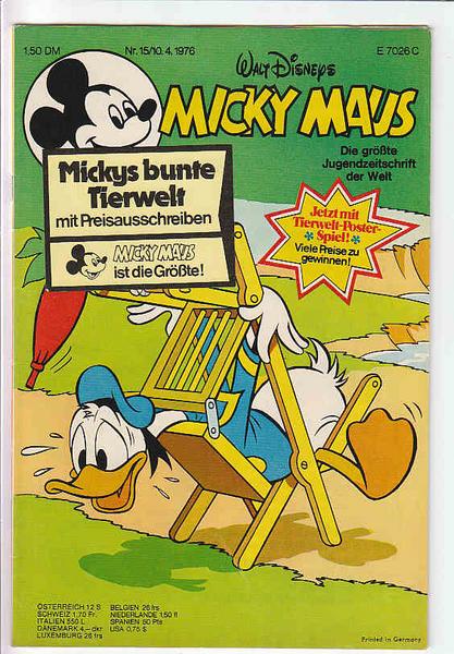 Micky Maus 1976: Nr. 15: