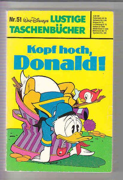 Walt Disneys Lustige Taschenbücher 51: Kopf hoch, Donald ! (1. Auflage) (LTB)