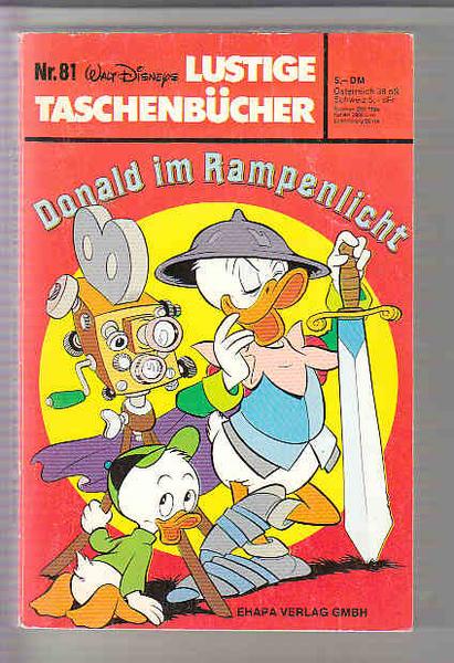 Walt Disneys Lustige Taschenbücher 81: Donald im Rampenlicht (1. Auflage) (LTB)