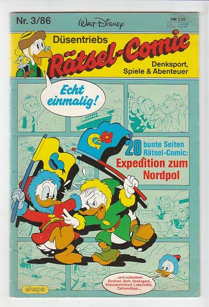 Düsentriebs Rätsel-Comic 1986: Nr. 3: