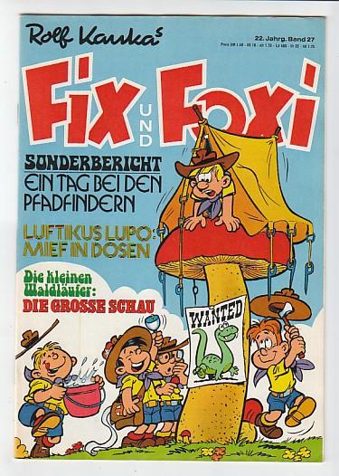 Fix und Foxi: 22. Jahrgang - Nr. 27
