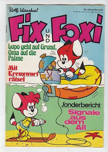 Fix und Foxi: 22. Jahrgang - Nr. 32