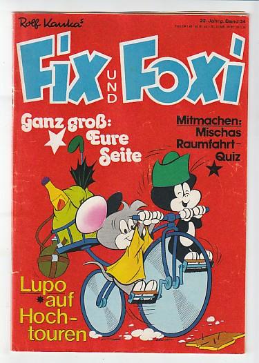 Fix und Foxi: 22. Jahrgang - Nr. 34