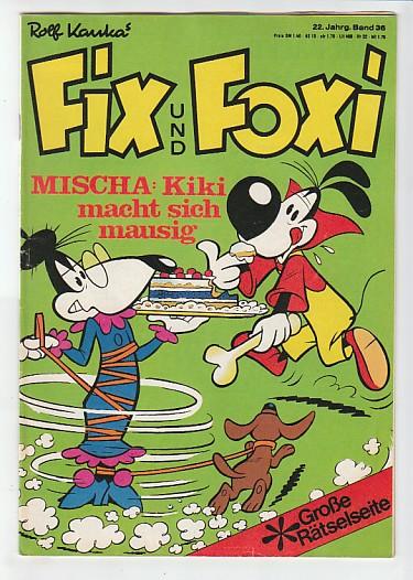 Fix und Foxi: 22. Jahrgang - Nr. 36