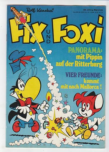 Fix und Foxi: 22. Jahrgang - Nr. 39