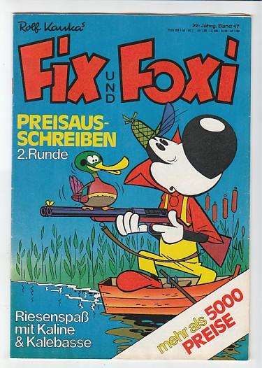 Fix und Foxi: 22. Jahrgang - Nr. 47