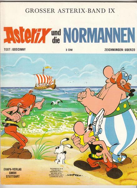Asterix 9: Asterix und die Normannen (1. Auflage, Softcover)
