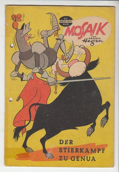 Mosaik 93: Der Stierkampf zu Genua (August 1964)