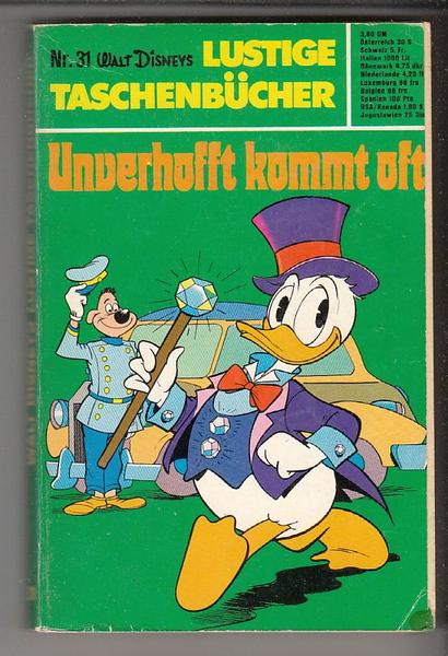 Walt Disneys Lustige Taschenbücher 31: Unverhofft kommt oft (1. Auflage) (LTB)