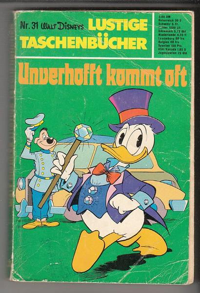 Walt Disneys Lustige Taschenbücher 31: Unverhofft kommt oft (1. Auflage) (LTB)