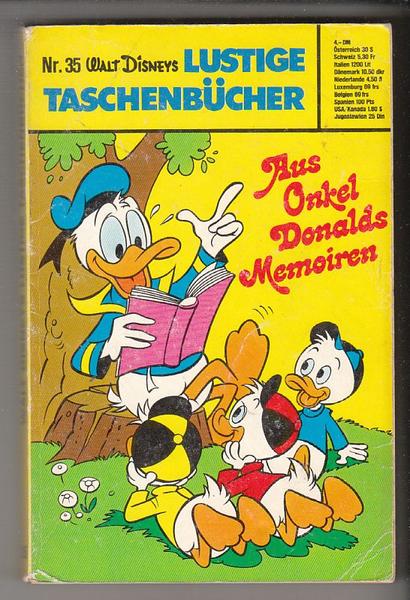 Walt Disneys Lustige Taschenbücher 35: Aus Onkel Donalds Memoiren (1. Auflage) (LTB)