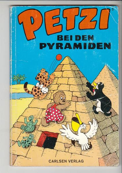 Petzi 3: Petzi bei den Pyramiden (höhere Auflagen, Hochformat)