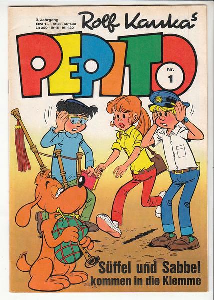 Pepito: 1974 (3. Jahrgang): Nr. 1