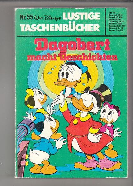 Walt Disneys Lustige Taschenbücher 55: Dagobert macht Geschichten (1. Auflage) (LTB)