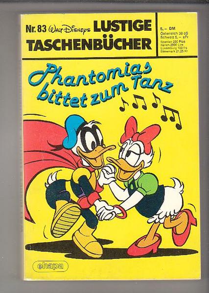 Walt Disneys Lustige Taschenbücher 83: Phantomias bittet zum Tanz (1. Auflage) (LTB)