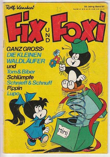 Fix und Foxi: 22. Jahrgang - Nr. 37