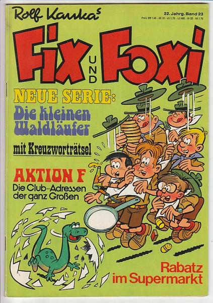 Fix und Foxi: 22. Jahrgang - Nr. 23