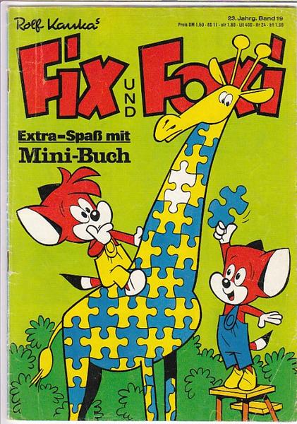 Fix und Foxi: 23. Jahrgang - Nr. 19