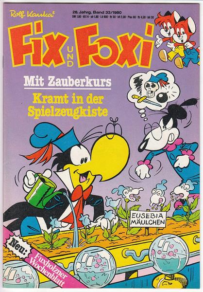 Fix und Foxi: 28. Jahrgang - Nr. 33