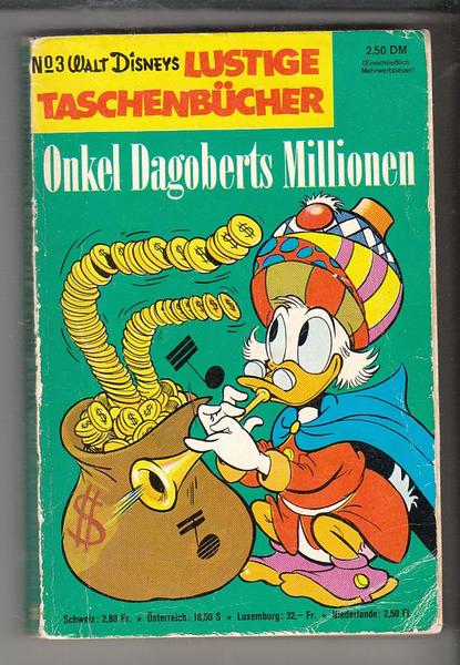 Walt Disneys Lustige Taschenbücher 3: Onkel Dagoberts Millionen (1. Auflage) (LTB)