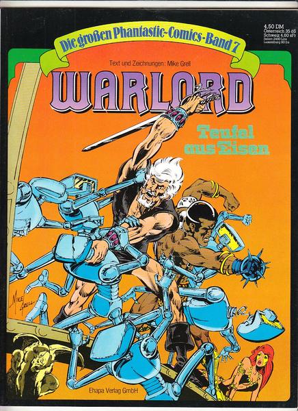 Die großen Phantastic-Comics 7: Warlord: Teufel aus Eisen