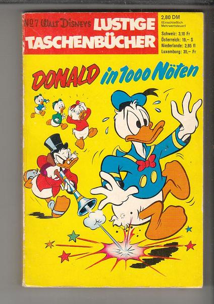 Walt Disneys Lustige Taschenbücher 7: Donald in 1000 Nöten (1. Auflage) (LTB)