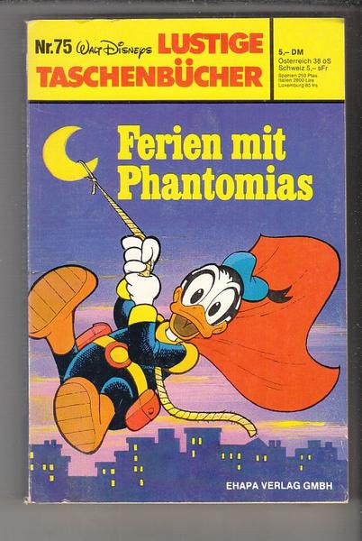 Walt Disneys Lustige Taschenbücher 75: Ferien mit Phantomias (1. Auflage) (LTB)