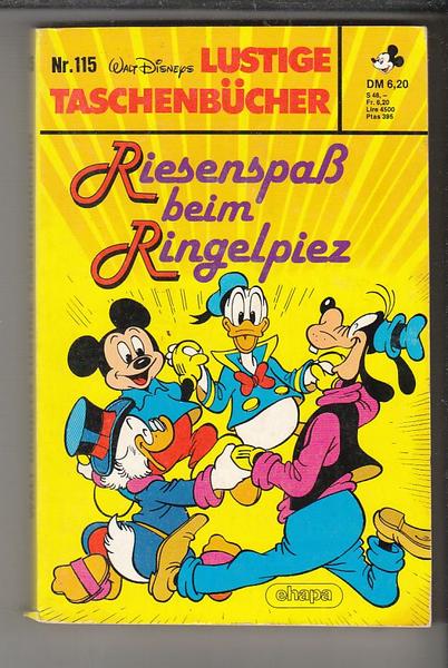 Walt Disneys Lustige Taschenbücher 115: Riesenspaß beim Ringelpiez (LTB)
