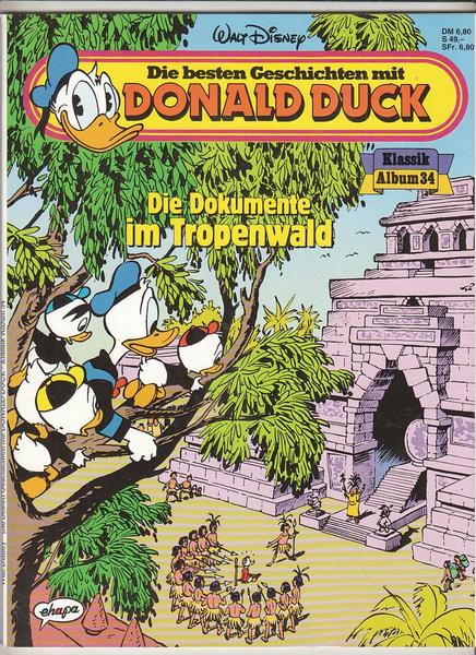 Die besten Geschichten mit Donald Duck 34: Die Dokumente im Tropenwald