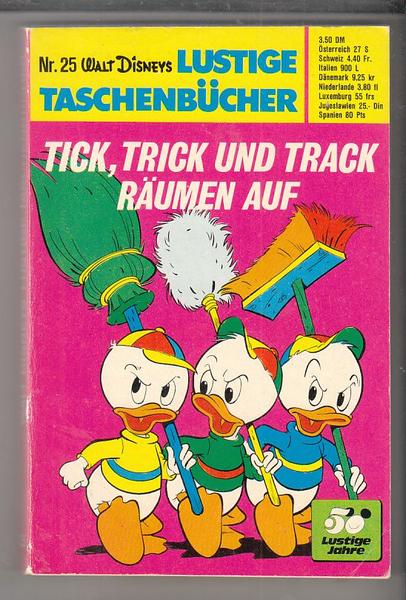 Walt Disneys Lustige Taschenbücher 25: Tick, Trick und Track räumen auf (1. Auflage) (LTB)