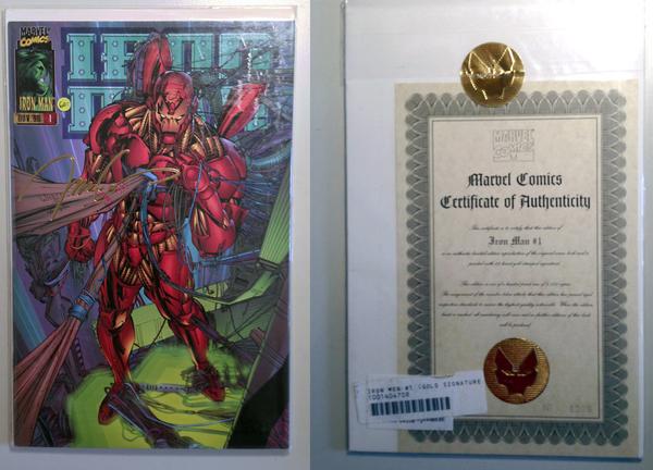 Iron Man Vol.2 #1 (Jim Lee) Marvel 1996  Gold Signature Edition