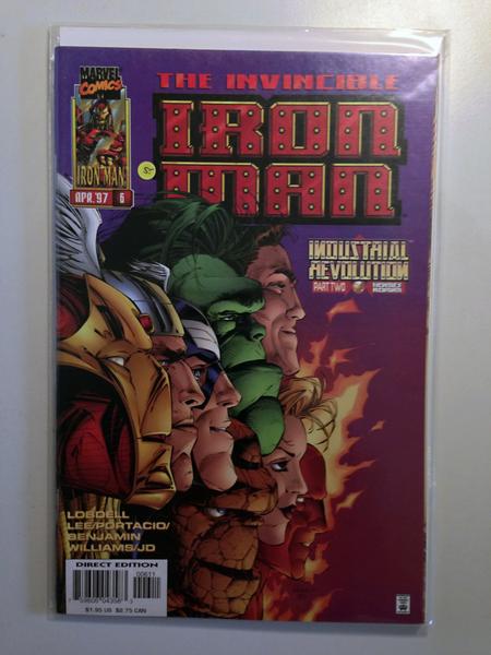 Iron Man Vol.2 #6 (Jim Lee) Marvel 1996