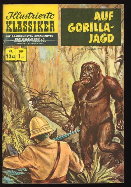 Illustrierte Klassiker 124: Auf Gorilla-Jagd (2. Auflage)