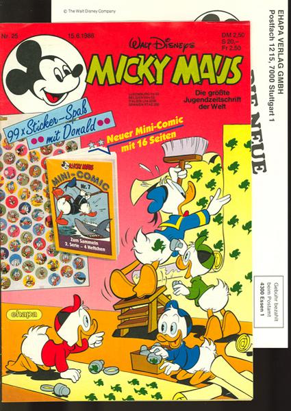 Micky Maus 1988: Nr. 25: