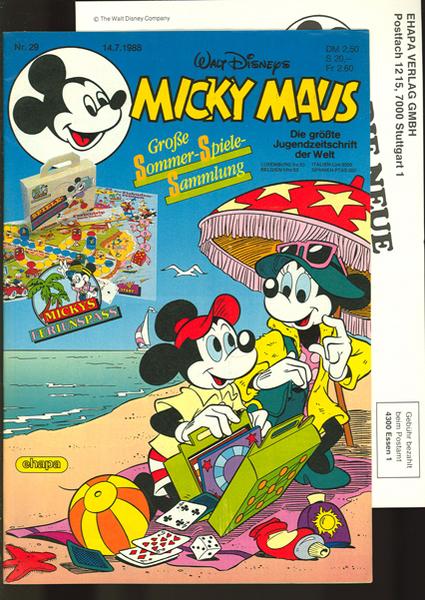 Micky Maus 1988: Nr. 29: