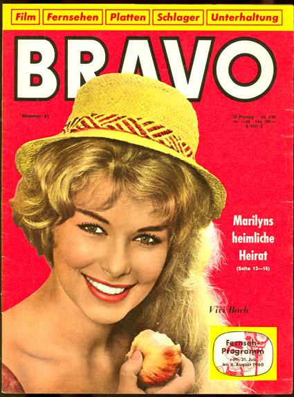 Bravo 1960 Nr. 31 mit Starschnitt