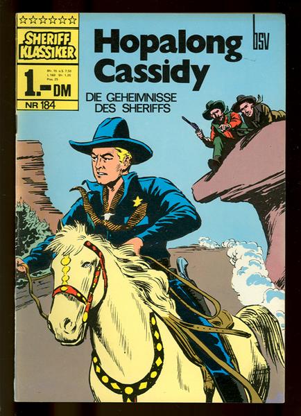 Sheriff Klassiker 184: Hopalong Cassidy