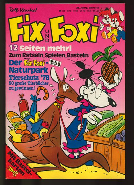 Fix und Foxi: 26. Jahrgang - Nr. 41
