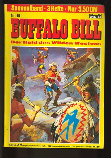 Buffalo Bill Sammelband Nr. 15 (Hefte 521-523)