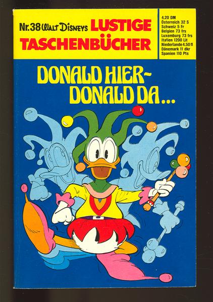 Walt Disneys Lustige Taschenbücher 38: Donald hier - Donald da (1. Auflage)