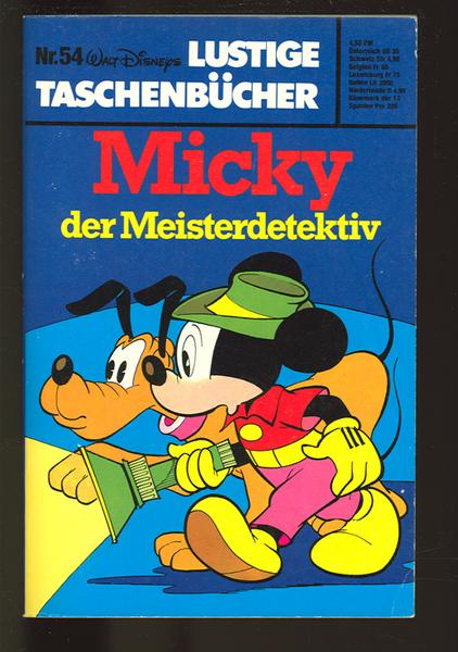 Walt Disneys Lustige Taschenbücher 54: Micky, der Meisterdetektiv (1. Auflage)