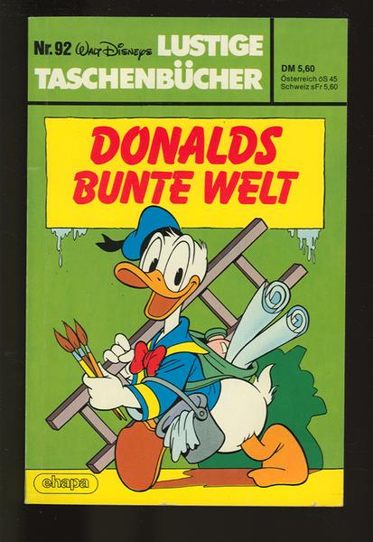 Walt Disneys Lustige Taschenbücher 92: Donalds bunte Welt (1. Auflage)