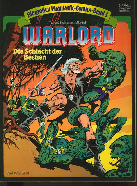 Die großen Phantastic-Comics 4: Warlord: Die Schlacht der Bestien