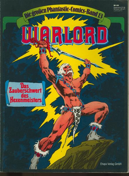 Die großen Phantastic-Comics 13: Warlord: Das Zauberschwert des Hexenmeisters