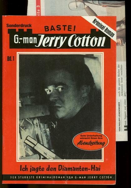 Jerry Cotton Nr. 1 mit Beilage (AZ - Sonderdruck)