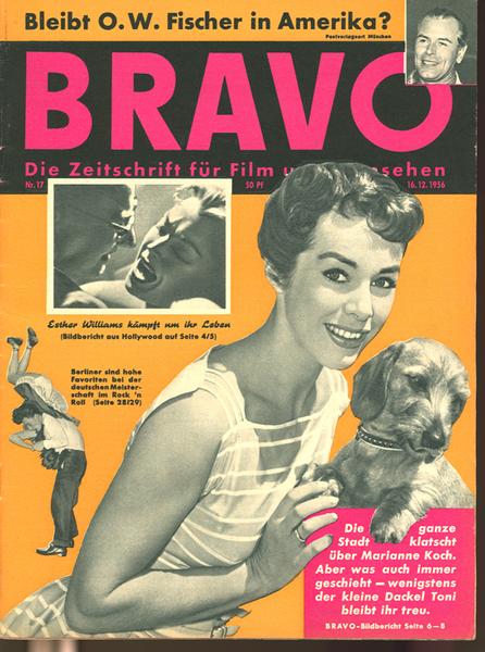 Bravo 1956 Nr. 17 (M. Koch, J. Dean, D. Day u.a.)