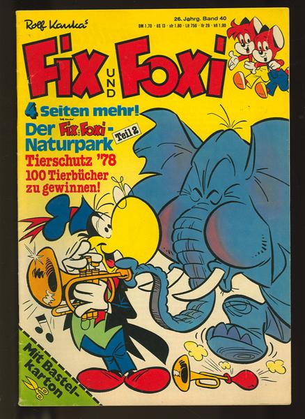 Fix und Foxi: 26. Jahrgang - Nr. 40