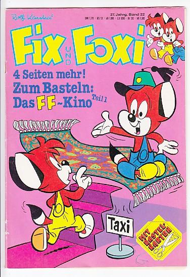 Fix und Foxi: 27. Jahrgang - Nr. 22
